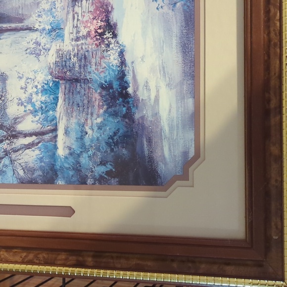 Vintage 1990 Lee K. Parkinson professional Framed Print Hecienda - Picture 5 of 6